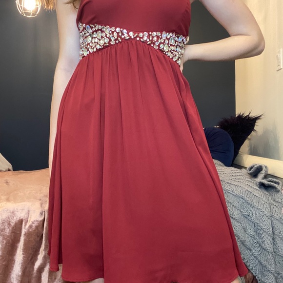 strapless dress - Picture 2 of 2